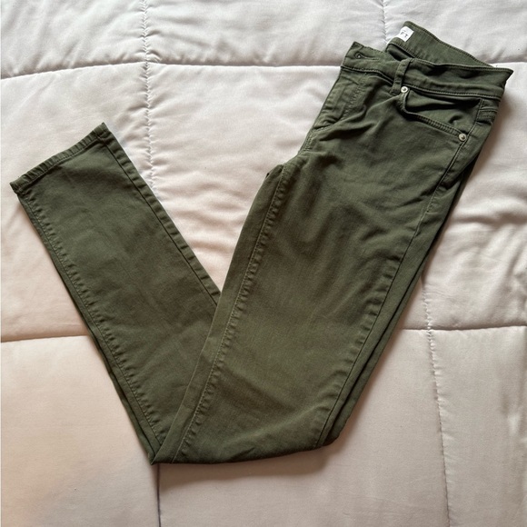 LOFT Olive Green Pants Size 00 - Picture 1 of 4